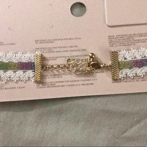Rainbow Choker (one size) - Picture 3 of 3